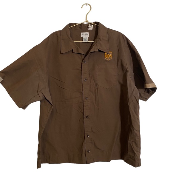 ups Shirts Authentic Ups Mens Short Sleeve Button Up Workshirt